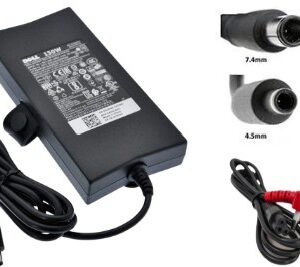 Dell Laptop Charger 130W 19.5V 6.7A Small Pin 4.5mm x 3.0mm Power Adapter