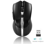 T-WOLF Q5 2.4G Wireless Silent PC Office Mouse  Ergonomic, Low-Noise, USB Receiver